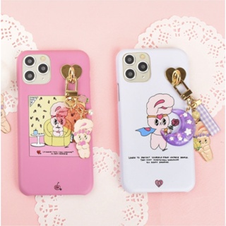 Esther bunny - Tinkle Slim Fit hard case + keyring set compatible for iphone 14 13 12 11 pro max s23 s22 s21 s20 ultra plus
