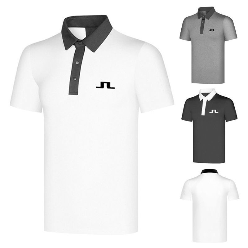 เสื้อโปโลแขนสั้น-ทรงหลวม-ระบายอากาศได้ดี-แฟชั่นฤดูร้อน-สําหรับผู้ชาย