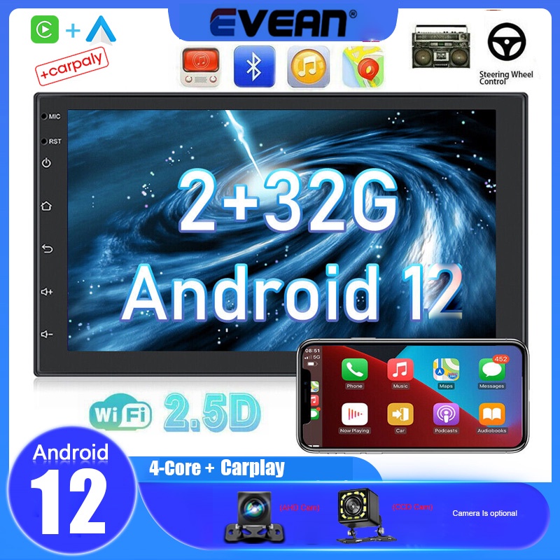 2gb-32gb-dual-2din-7-นิ้ว-android-car-audio-carplay-ips-touch-monitor-พร้อม-บลูทู-ธ-wifi-fm-gps-navigation-จอติดรถยนต์-กล้องสำรอง