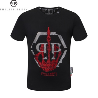 New Style Hot-Selling Fashionable Philipp plein Perspiration Round Neck Comfortable Street Wear Clothes Short-Sleev_01