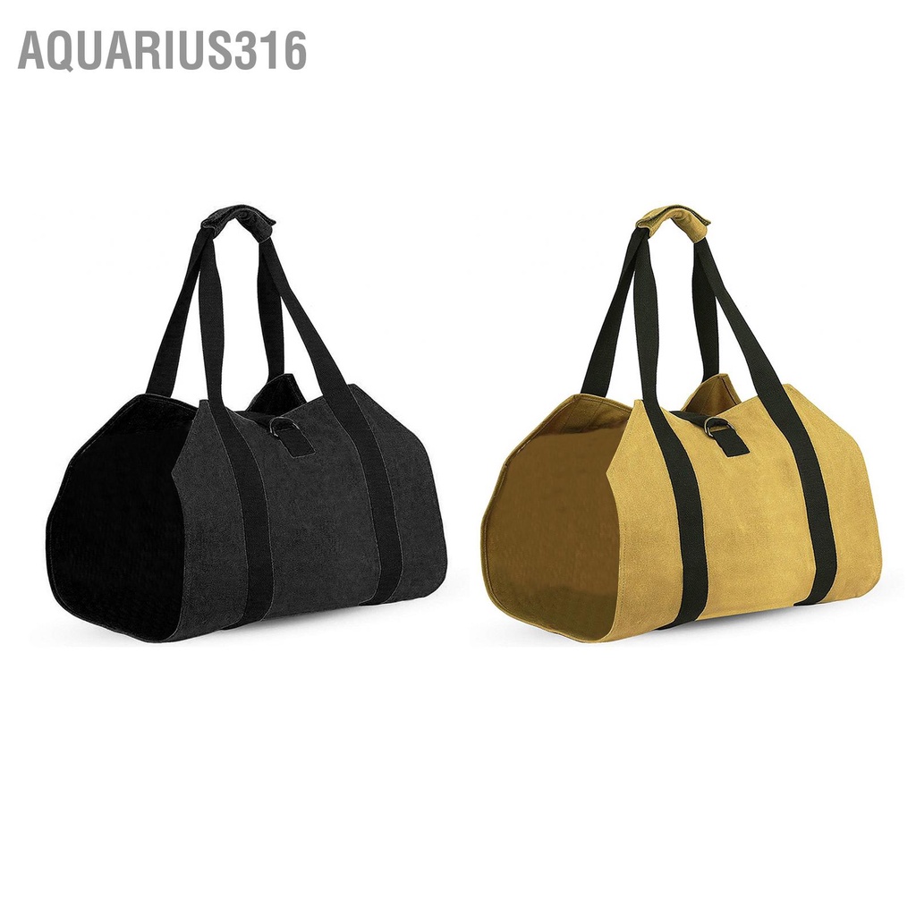 aquarius316-กระเป๋าไม้ฟืน-ผ้าออกซ์ฟอร์ด-600d-หูหิ้วคู่-ความจุขนาดใหญ่-ปรับได้