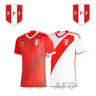 Peru 2023 Jersey Home Away Jersey Soccer Football Jersey Men T-shirt Top Quality Fan Version