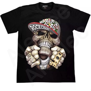 💖ใหม่💥 【skull T-shirt  3D】 ROCK CHANG T-shirt 3Dเสื้อ ผู้ชาย 👕