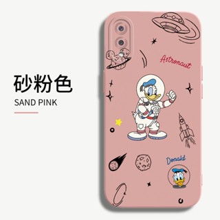 สําหรับ Samsung Galaxy A02 M02 A12 M12 A22 A32 A42 A52 A52S A72 4G 5G เคสโทรศัพท์ซิลิโคน TPU แบบนิ่ม ลายการ์ตูนนักบินอวกาศ โดนัลด์ดั๊ก กันกระแทก ป้องกันกล้อง