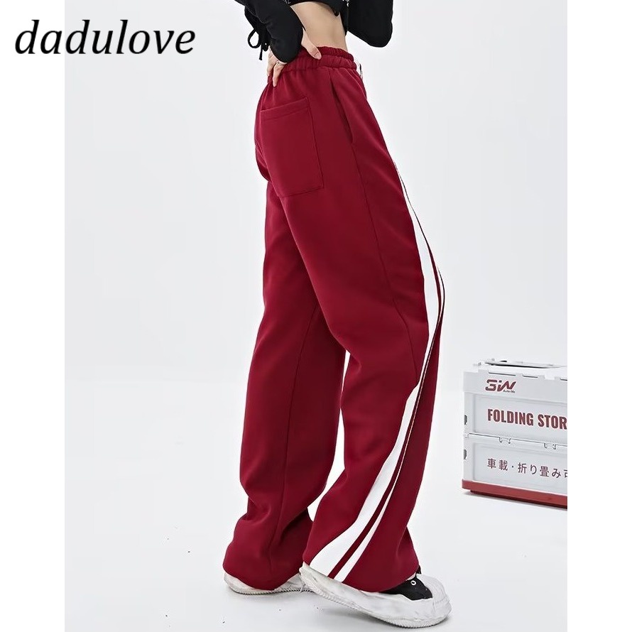 dadulove-new-american-ins-street-striped-sports-pants-high-waist-womens-casual-pants-niche-jogging-pants