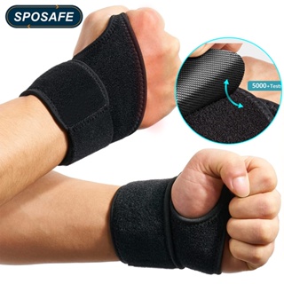 Sposafe สายรัดข้อมือ 1 ชิ้น สําหรับเฝือกแตก ข้อมือ ซัพพอร์ตข้อมือ สําหรับยิม ยก กีฬา สายรัดข้อมือ รั้งข้อมือ เพื่อบรรเทาอาการปวดข้อมือ