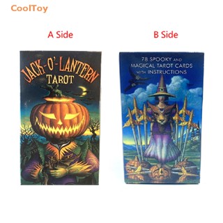 Cooltoy Jack-O-Lantern Tarot Card Prophecy Fate Divination Deck Family Party Board Game Fortune Telling Game Beginners Cards HOT