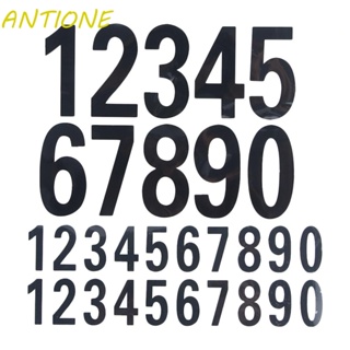 ANTIONE Reflective Mailbox Sticker Number 0-9 Mailbox Decal Number Sticker Self-adhesive Waterproof Fade-Resistant for Window Door Car 40 Pieces Scrapbooking Supplies Address Numbers/Multicolor