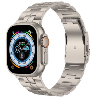สายนาฬิกาข้อมือไทเทเนียม 49 มม. 45 มม. 44 มม. 42 มม. 41 มม. 40 มม. 38 มม. เข้าได้กับ Apple Watch iWatch