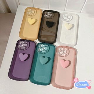 เคสโทรศัพท์มือถือแบบนิ่ม ใส กันกระแทก ลายหัวใจ 3D สําหรับ Samsung Galaxy A51 4G A50S A50 A30S A30 A20 A20S A7 2018 A10S