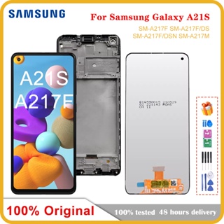 อะไหล่หน้าจอสัมผัส LCD 6.5 นิ้ว สําหรับ Samsung A21S Samsung Galaxy A21S Galaxy A217 A217F A217H