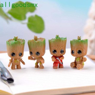 Allgoods โมเดลฟิกเกอร์ Tree Man Groot Mini Groot ขนาดมินิของสะสมของสะสมสําหรับเด็ก