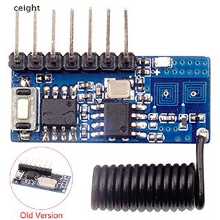 [ceight] 1Pc 433mhz rf receiver learning code decoder module 4 channel for 1527 encoding TH