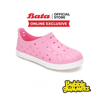 Bata บาจา (Online Exclusive) Bubble Gummers รองเท้าเล่นน้ำสงกรานต์ รองเท้าลุยน้ำสงกรานต์ ระบายน้ำได้ดี ใส่สบาย สำหรับเด็กเล็ก รุ่น BUBBLY-8 สีชมพู 1605003