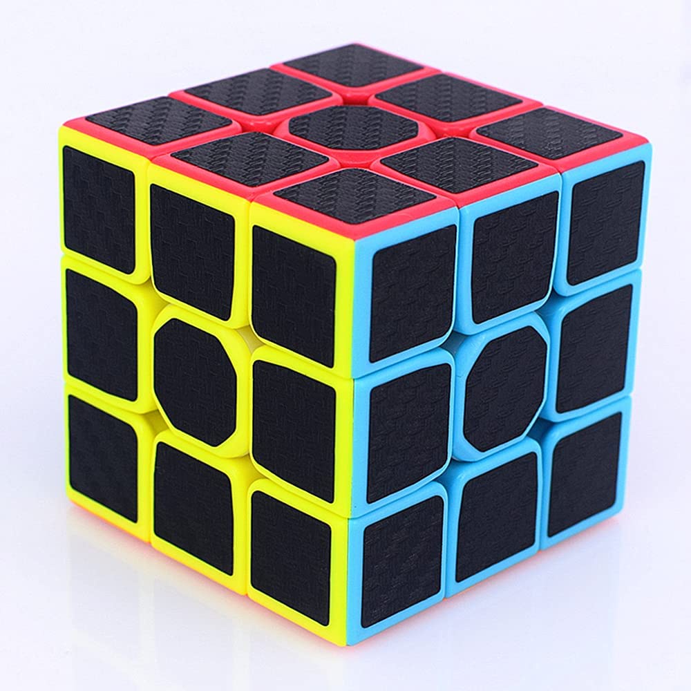 qiyi-cube-ลูกบาศก์คาร์บอนไฟเบอร์-3x3-ความเร็ว-3x3-ของเล่นสําหรับเด็ก