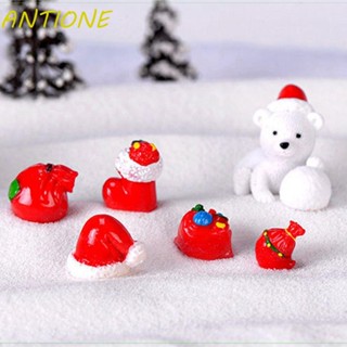 Antione Diy ถุงเรซิ่นซานตาคลอสคริสต์มาสสําหรับประดับตกแต่งบ้าน
