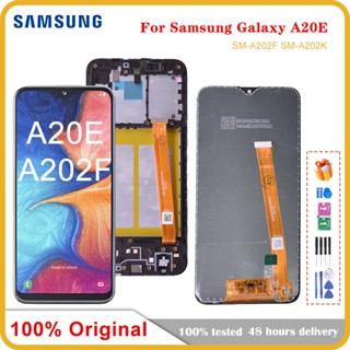 อะไหล่หน้าจอสัมผัส LCD แบบเปลี่ยน สําหรับ Samsung Galaxy A20e A202 A202F Galaxy A20e