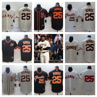 MLB San Francisco Giants Barry Bonds  เบสบอลเสื้อยืดผู้ชายผู้ชาย