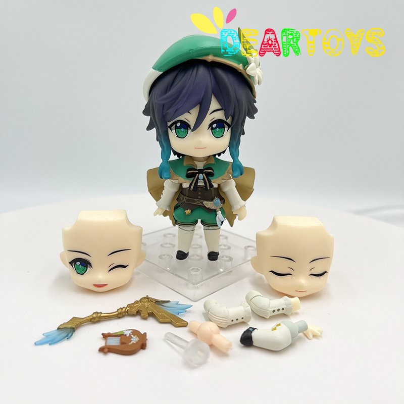 ฟิกเกอร์-pvc-อนิเมะ-genshin-impact-nendoroid-1795-venti-1718-genshin-impact-traveler-lumin-aether-ขนาด-10-ซม