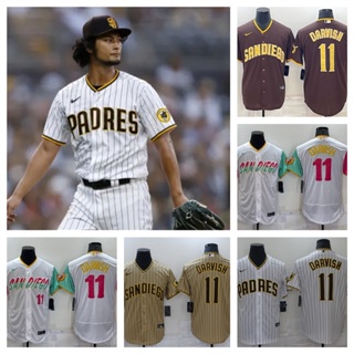 MLB San Diego Padres Yu Darvish เบสบอลเสื้อยืดผู้ชายผู้ชาย 01