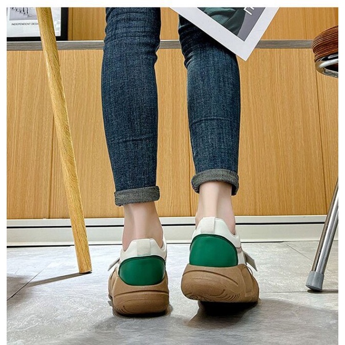 รองเท้าผ้าใบแพลตฟอร์ม-ลําลอง-สไตล์เกาหลี