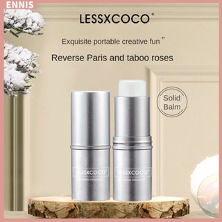 Lessxcoco Solid Balm บาล์มน้ําหอม ติดทนนาน และน้ําหอมระงับเหงื่อ แบบพกพา สําหรับผู้หญิง