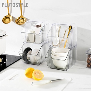 Plutostyle กล่องเก็บอาหาร แบบพลาสติก สําหรับเก็บขนม ถุงชา กาแฟ เครื่องสําอาง ลิปสติก