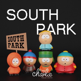 ชุดฟิกเกอร์ The South Park Eric Cartman Stan Marsh Kyle Broflovski Kenny McCormick and Butters Stotch ของเล่นสําหรับเด็ก 5 ชิ้น