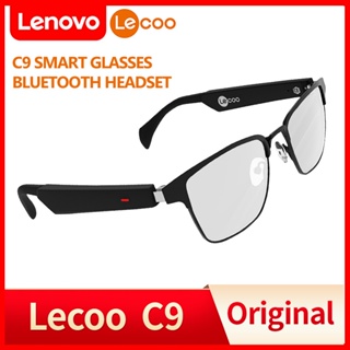 Lenovo C9 แว่นตาอัจฉริยะ Hi-fi ชุดหูฟังบลูทูธไร้สาย แว่นตากันแดด กีฬากลางแจ้ง โทร เพลง แว่นตา