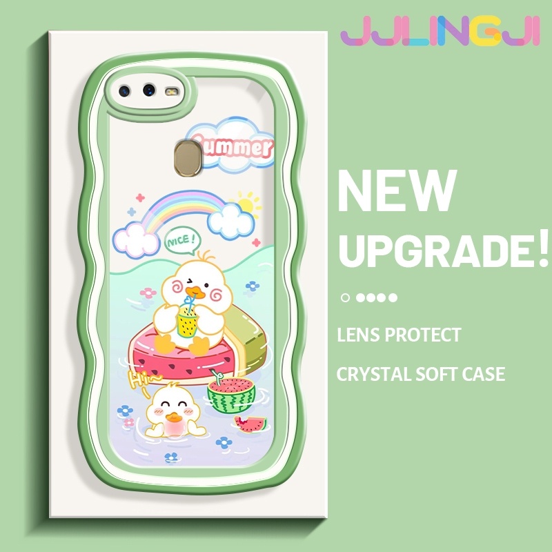 เคสโทรศัพท์มือถือแบบนิ่ม-ใส-กันกระแทก-ลายการ์ตูนเป็ด-หลากสี-สําหรับ-oppo-a12-a12s-a5s-a7-a11k