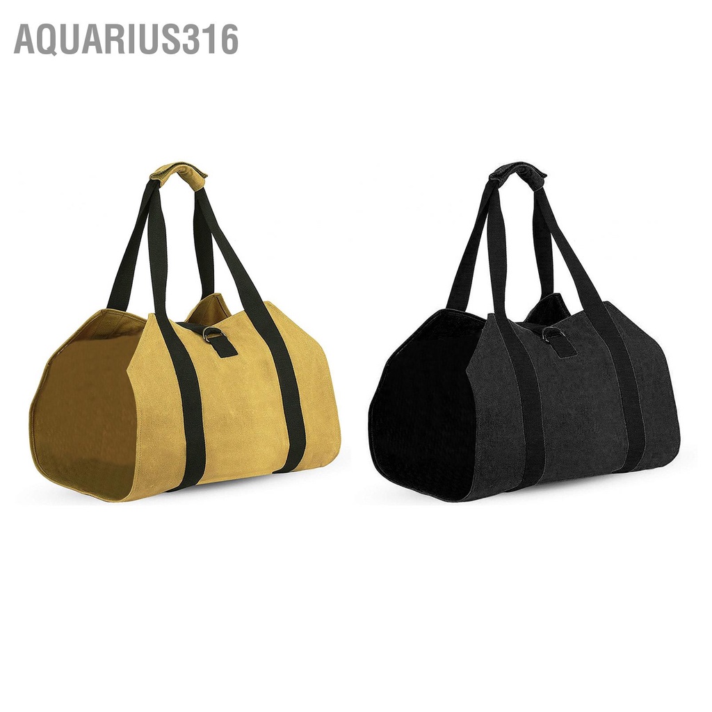 aquarius316-กระเป๋าไม้ฟืน-ผ้าออกซ์ฟอร์ด-600d-หูหิ้วคู่-ความจุขนาดใหญ่-ปรับได้