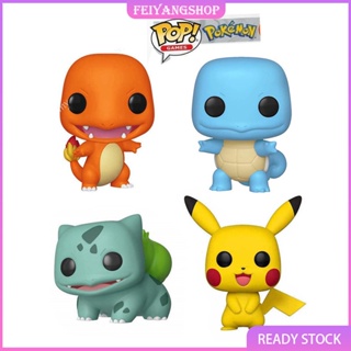 Funko Pop Pokemon - Pokémon Pikachu Psyduck Squirtle Bulbasaur Esquirtle Charizard Charmander Vulpix Flareon Mewtwo Eevee Dragonite Mew Action Figure