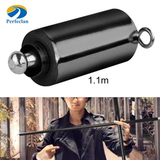 ภาพหน้าปกสินค้า[Szxflie3]  Outdoor Portable Magic Pocket Staff Steels Sport Black 1.1m ที่เกี่ยวข้อง