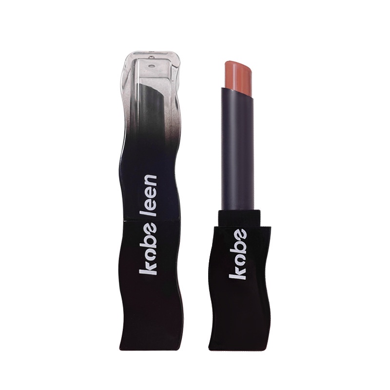 kobeleen-ลิปสติก-ประดับขนนก-สีดํา-สีขาว-ไม่ติดถ้วยง่าย-สําหรับนักเรียน