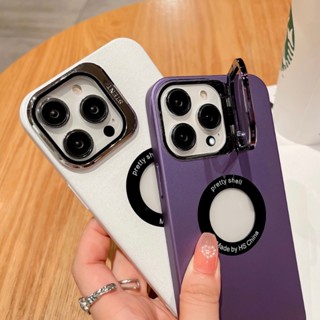 เคสโทรศัพท์มือถือ Pc แบบแข็ง ผิวด้าน แต่งรูกลวง หรูหรา สําหรับ Iphone 14 Pro Max 13 Pro Max