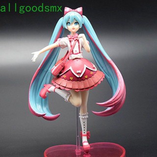 Allgoods โมเดลฟิกเกอร์ Pvc รูปปั้น Miku Hatsune ขนาดเล็กของเล่นสําหรับเด็ก