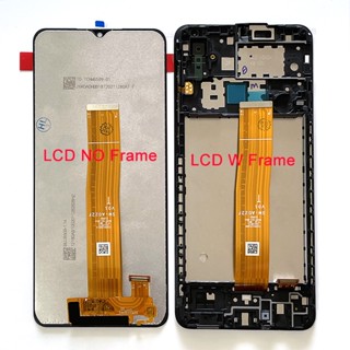 ของแท้ กรอบหน้าจอสัมผัส LCD ดิจิไทเซอร์ 6.5 นิ้ว สําหรับ Samsung Galaxy A02 A022 SM-A022F SM-A022M