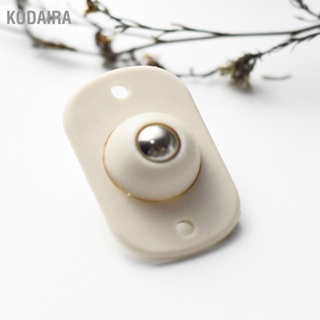 KODAIRA 4PCS Self Adhesive Caster Wheel เสียงรบกวนต่ำ Stainless Steel Smooth Swiveling Universal Pulley สำหรับกล่องเก็บของ