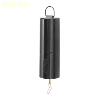 Dsubuy Battery Operated Hanging Display Wind Spinner Motor Black Rotating for Chimes Garden Decor