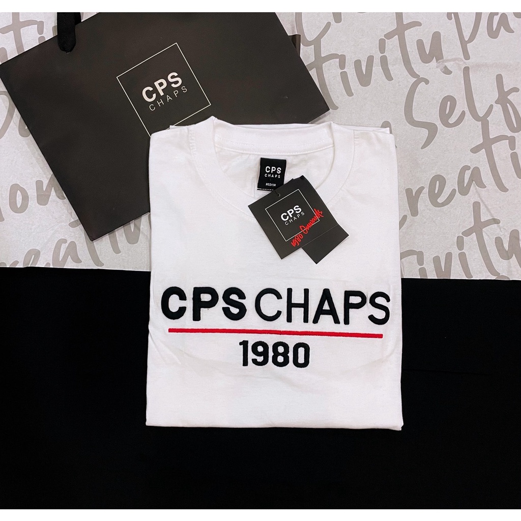 เสื้อยืดแขนสั้น-cps-chaps-1980-ปักตัวนูน-งานปักงานป้ายห้อย-no-38-03