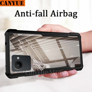 Realme C55 C35 C33 C30 C30s Real me C 55 35 33 30 30S Airbag Shockproof Protective Casing  Transparent Acrylic Phone Case Bumper Anti Fall Resistant Back Cover Shell