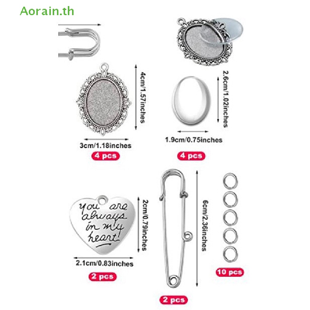 ใหม่-ชุดกรอบรูป-เข็มกลัด-รูปไข่-พร้อมจี้-สําหรับทําช่อดอกไม้-งานแต่งงาน-diy