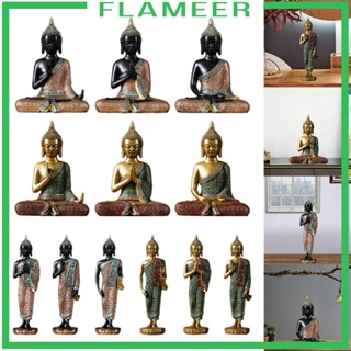 [Flameer] รูปปั้นพระพุทธรูปสมาธิ สําหรับตกแต่งบ้าน