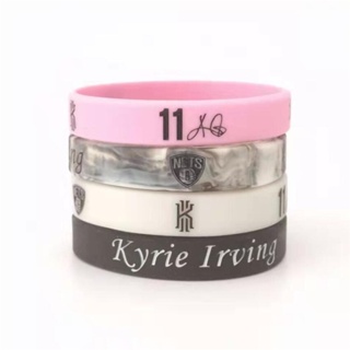 NBA baller bander Nets 11 star Kyrie Irving new glow-in-the-dark signature sports Bracelet Bangle silicone wristband for fans In Stock LY