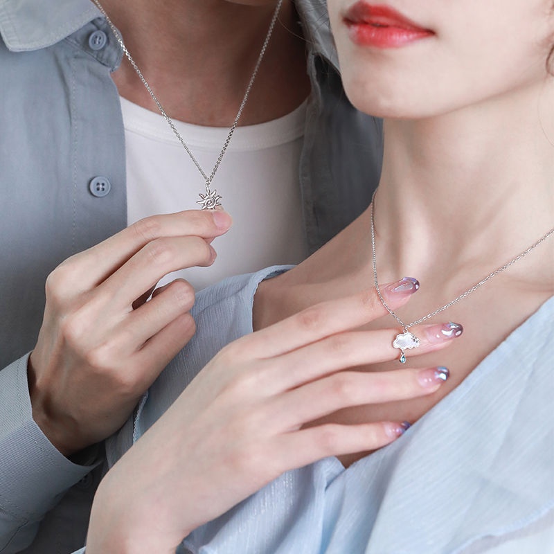 yy-สร้อยคอคู่รัก-จี้เฉพาะ-สไตล์ใหม่-อินเทรนด์-ของขวัญที่ระลึก-เครื่องประดับที่ระลึก-สไตล์ใหม่