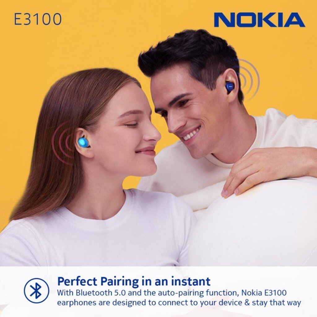 nokia-essential-true-wireless-earphones-หูฟังอินเอียร์ไร้สายเกรดพรีเมี่ยม-สำหรับ-smartphone-tablet-notebook-pc