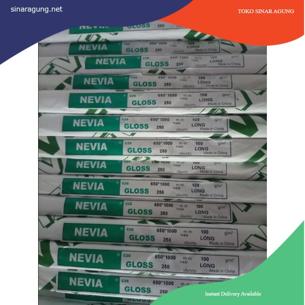 Art PAPER NEVIA ปฏิทินกระดาษ 100 กรัม BROSUR65X100 250lbr ตัดได้ตามคํา