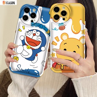 เคสโทรศัพท์มือถือแบบนิ่ม ลายการ์ตูนโดราเอมอน แมว หมีพูห์ 3D สําหรับ OPPO A77S A57 A17K A17 A16 A16K A5S A12 A7 A3S A12E A15 A15S A54 A92 A52 F1S A1K A53 A33 A31 A5 F9 A59 C1