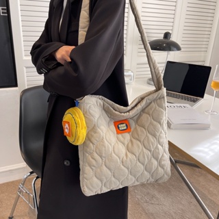 Fashion One Shoulder Canvas Bag Large Capacity Handbag For Women