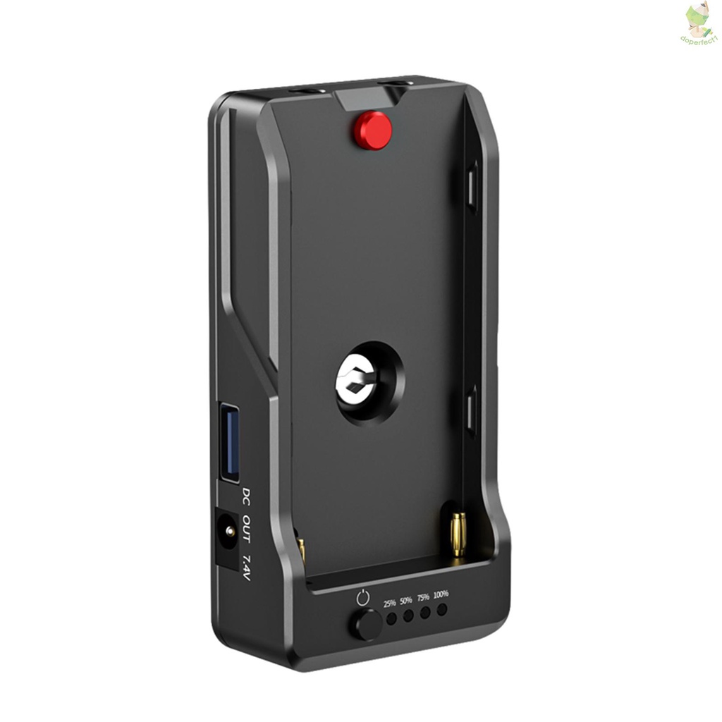 Hersmay Batterijadapterplaat voor BMPCC 4K/6K/6K Pro, compatibel met